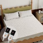 Heated Queen Mattress Pad with Dual Control