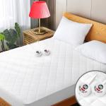 Heated Electric Mattress Pad with Dual Controllers