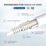 Heated Electric Mattress Pad with Dual Controllers