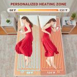 Heated Queen Electric Mattress Pad with Dual Control