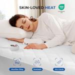 Heated Electric Mattress Pad with Dual Controllers