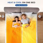 Heated Electric Mattress Pad with Dual Controllers