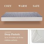 Heated Air Mattress Pad with Dual Controls