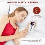 Heated Queen Electric Mattress Pad with Dual Control