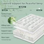 Cooling Memory Foam Mattress Topper for Back Pain