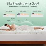 Cooling Memory Foam Mattress Topper for Back Pain