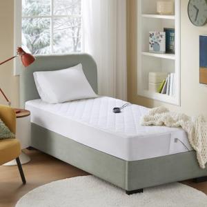 Cotton Blend Heated Mattress Pad for Patients