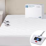 Heated Quilted Mattress Pad with Dual Controller