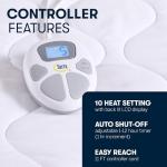 Serta Twin XL Heated Mattress Pad with 10 Settings