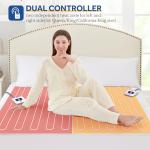 Heated Quilted Mattress Pad with Dual Controller