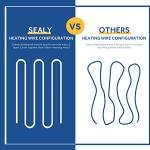 Heated Quilted Mattress Pad with Dual Controller