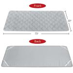 Quilted Non-Slip Mattress Pad for Cots and Twins