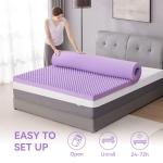 Twin Size Egg Crate Memory Foam Mattress Topper
