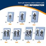 Comfortable Portable Memory Foam Air Mattress Pad