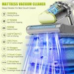Powerful Handheld Mattress Vacuum Cleaner with UV-C Light