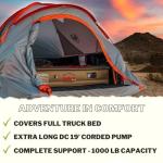 Comfortable Full-Size Air Mattress for Pickup Camping