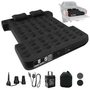Inflatable Air Mattress with Built-in Pump for Trucks