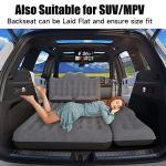 DikaSun Inflatable SUV Mattress with Pump and Pillows