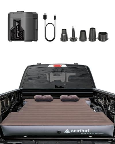 Cordless Truck Bed Air Mattress with Pump and Pillows