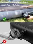 Cordless Truck Bed Air Mattress with Pump and Pillows