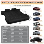 Inflatable Air Mattress with Built-in Pump for Trucks