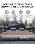 Cordless Truck Bed Air Mattress with Pump and Pillows