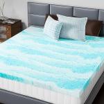 Gel-Infused Memory Foam Mattress Topper for Queen