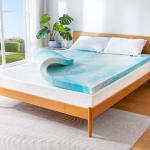 Queen Gel-Infused Air Mattress Topper for Comfort