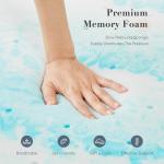 Gel-Infused Memory Foam Mattress Topper for Queen