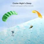 Queen Gel-Infused Air Mattress Topper for Comfort