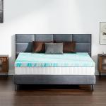 Gel-Infused Memory Foam Mattress Topper for Queen