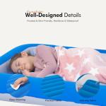 Inflatable Toddler Travel Bed with Safety Sides