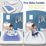 Portable Toddler Air Mattress with Rails and Pump