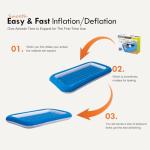 Inflatable Toddler Travel Bed with Safety Sides