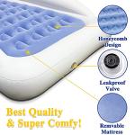Portable Toddler Air Mattress with Rails and Pump