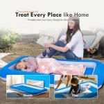 Inflatable Toddler Travel Bed with Safety Sides