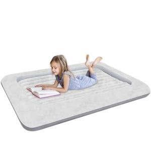 EQURROY Portable Air Mattress for Kids – Gray