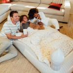 Kids Castle Sleepover Air Mattress with Storage Bag