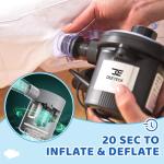 Portable Toddler Travel Air Mattress with Safety Sides
