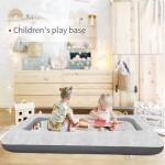 EQURROY Portable Air Mattress for Kids – Gray