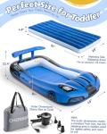 Portable Toddler Air Mattress with Auto Inflate Pump