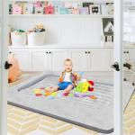 EQURROY Portable Air Mattress for Kids – Gray