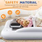 Portable Inflatable Toddler Air Mattress with Pump
