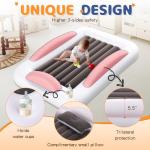 Portable Inflatable Toddler Air Mattress with Pump