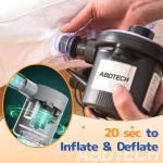 Portable Inflatable Toddler Air Mattress with Pump