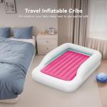 Portable Toddler Travel Air Mattress with Safety Bumpers