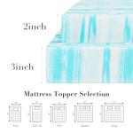 Comfortable Memory Foam Mattress Topper for Patients