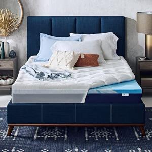 Cooling Gel Memory Foam Mattress Topper for Patients