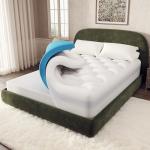 Cooling Gel Queen Mattress Topper with Pillow Pad