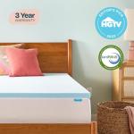 Twin XL Gel Infused Memory Foam Mattress Topper